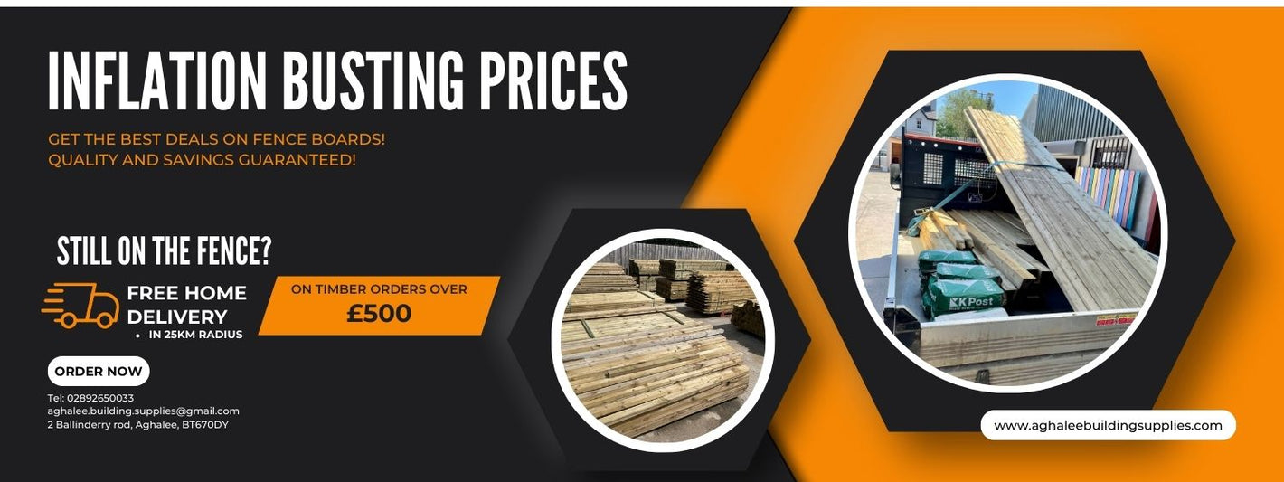 Flat Top Fencing Boards | Curved, Gravel Panels | Bevelled Rail