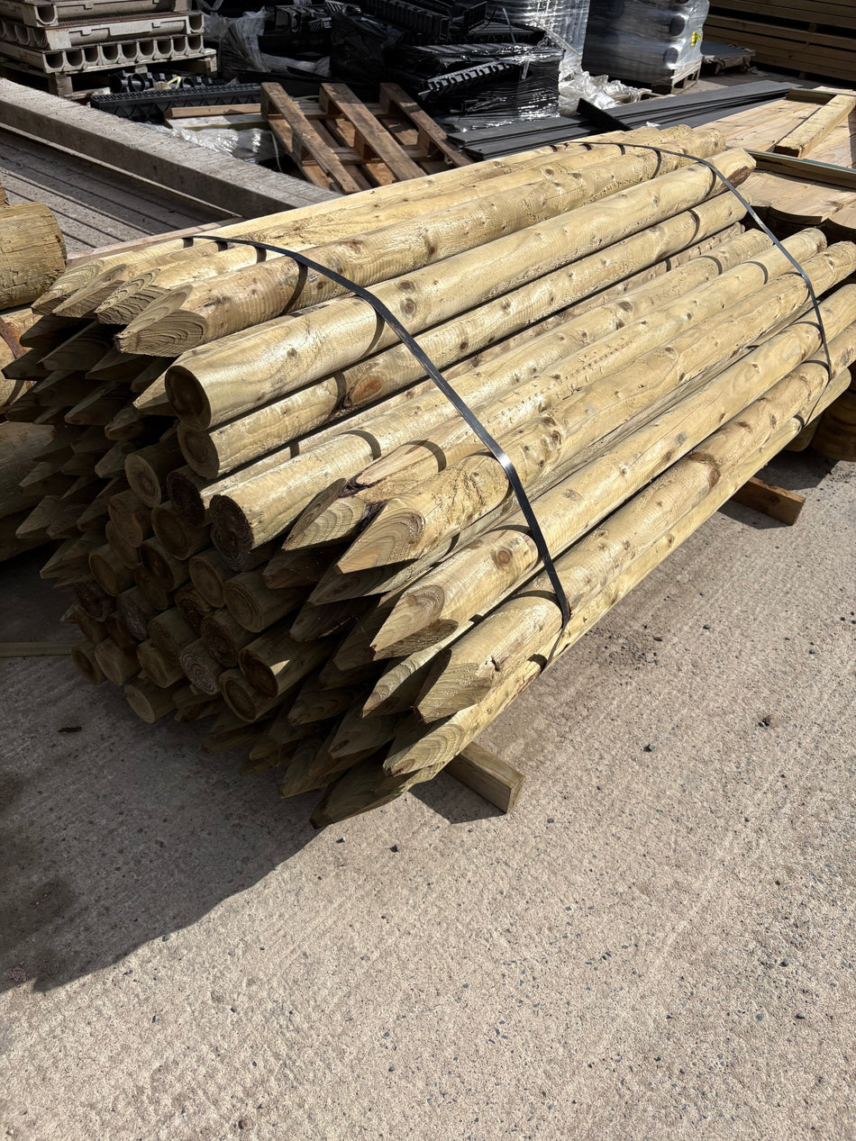 Peel Post Green 4" x 1.8M