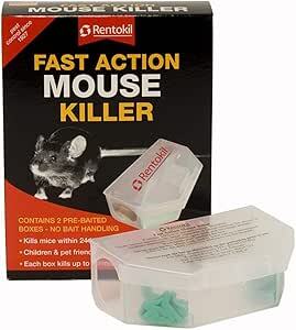 Rentokill Fast Action Mouse Killer Twin Pack