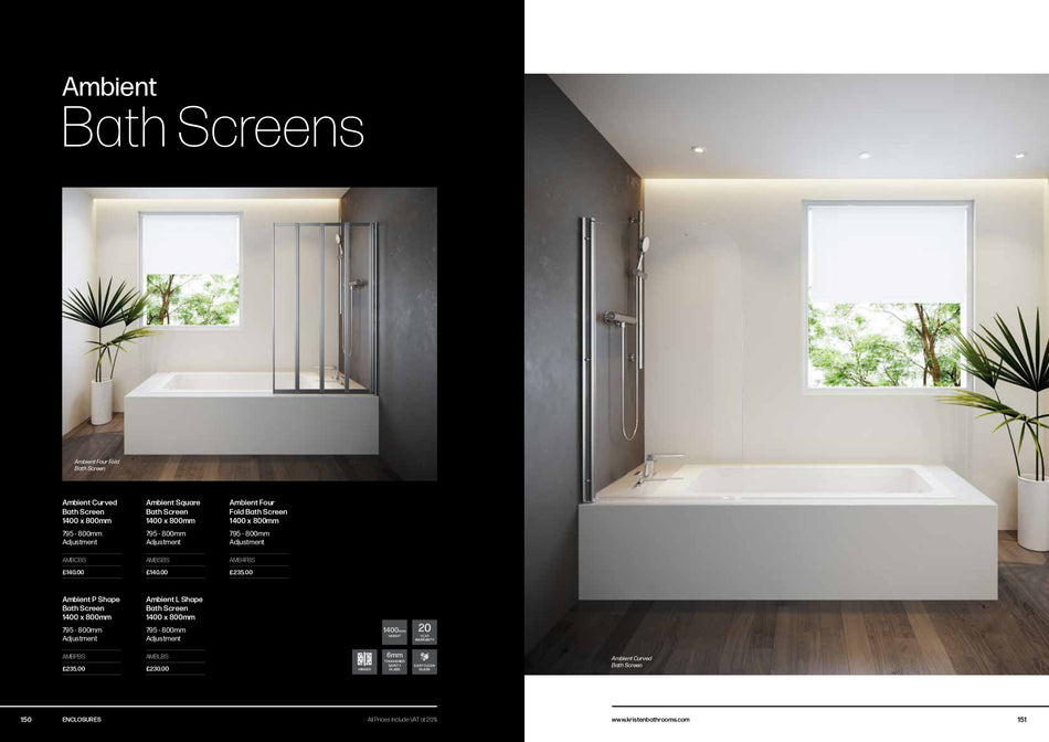 Ambient Bath Screens