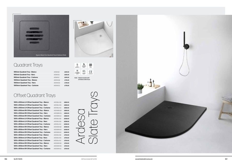 Ardesa Slate Quadrant Trays