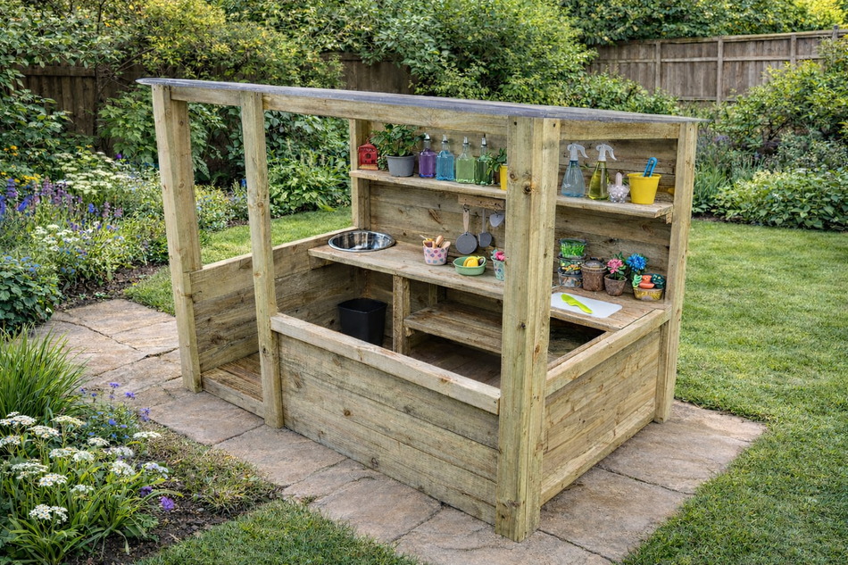 Mud Kitchen Playhouse