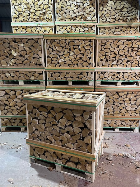 Crate Of Kiln Dried Birch